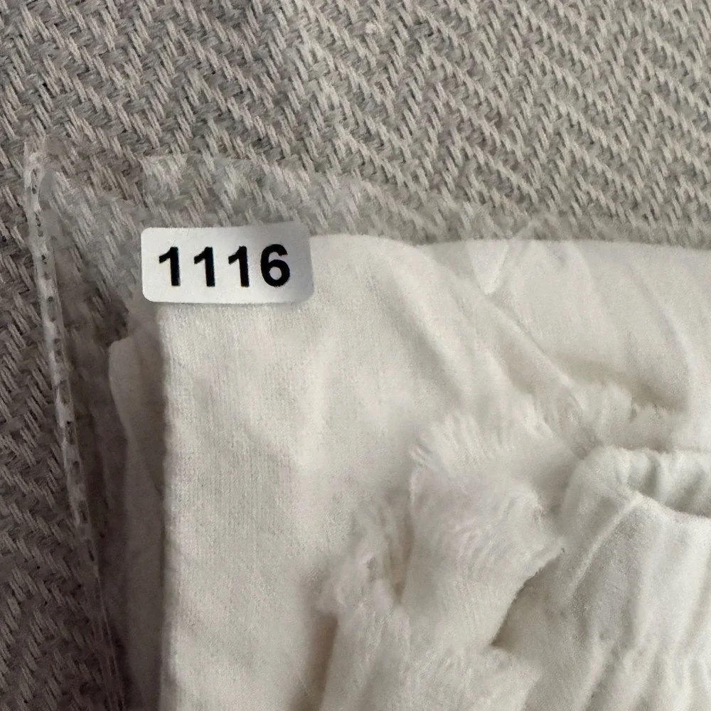 Old Navy Wide Leg Linen Pants Womens Small White Coastal Grandma‎ Elevated Basic - Picture 12 of 13